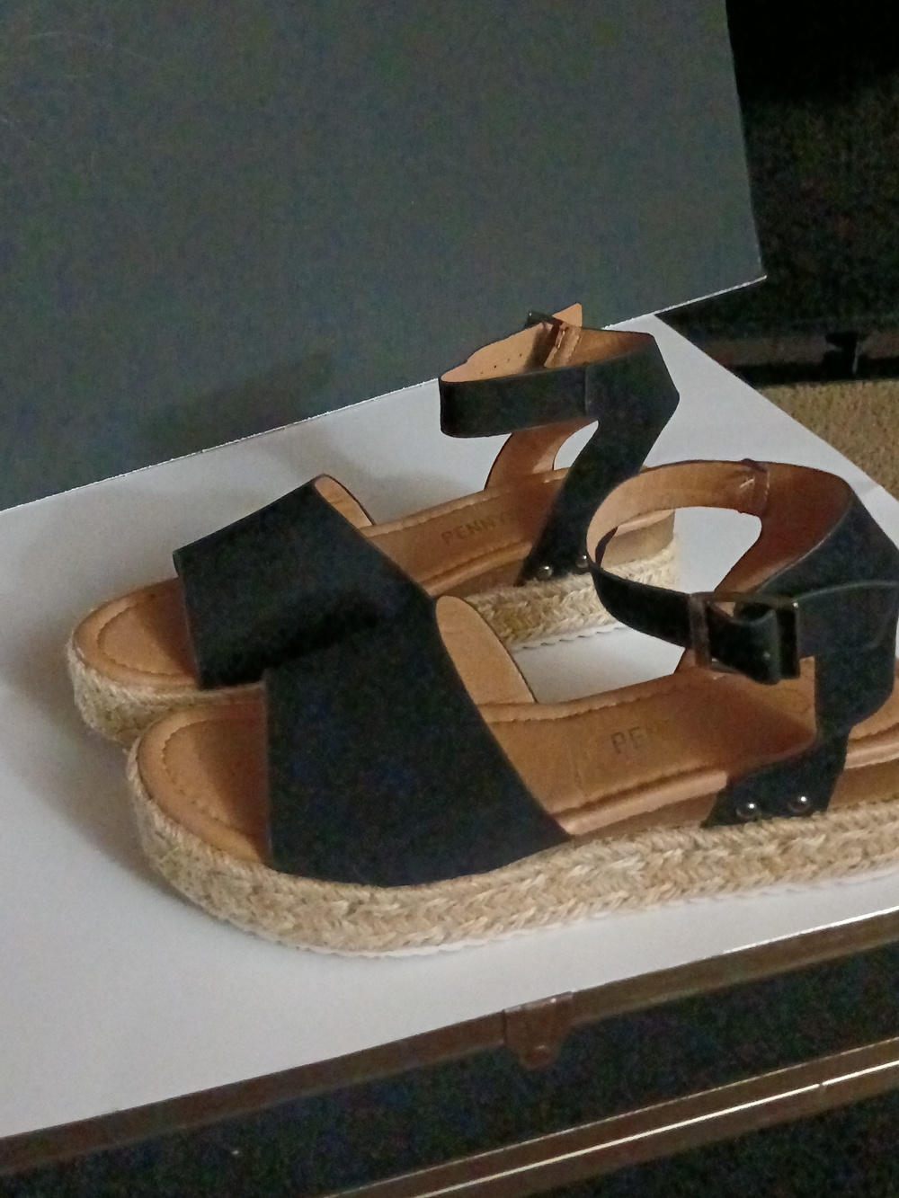 Black Espadrille Ankle-Strap Sandals - Women
